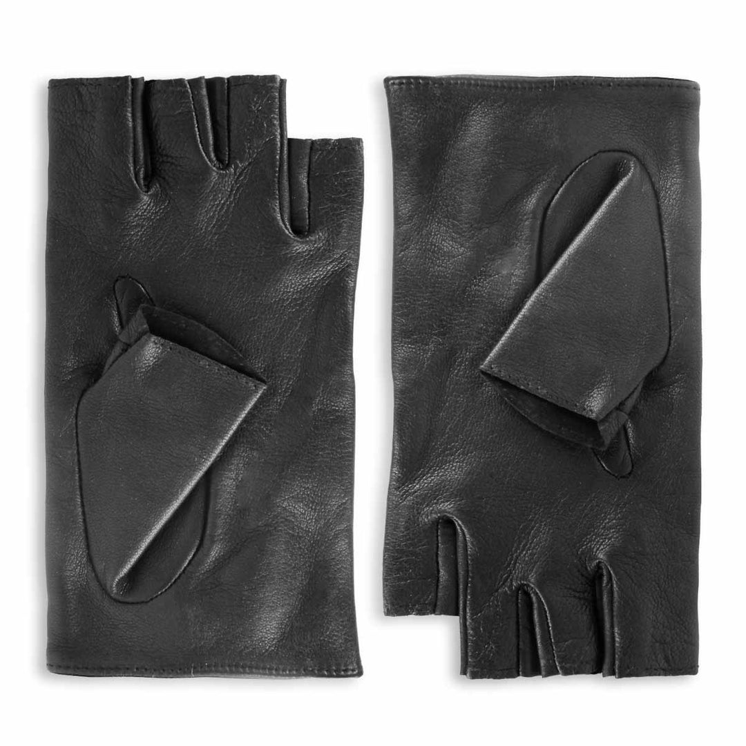 Tipless driving gloves (model 222) leather white