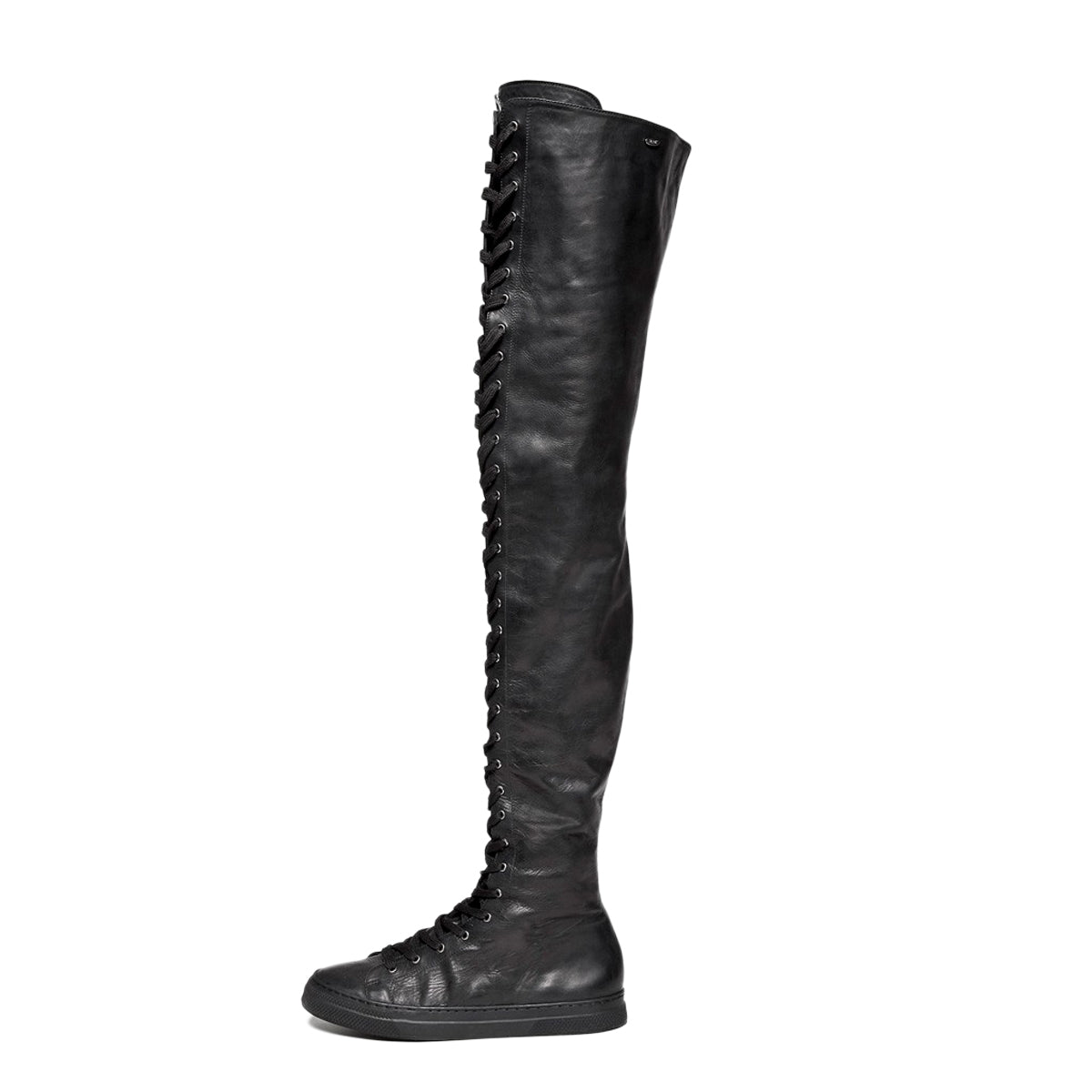 Super thigh high flat boots online