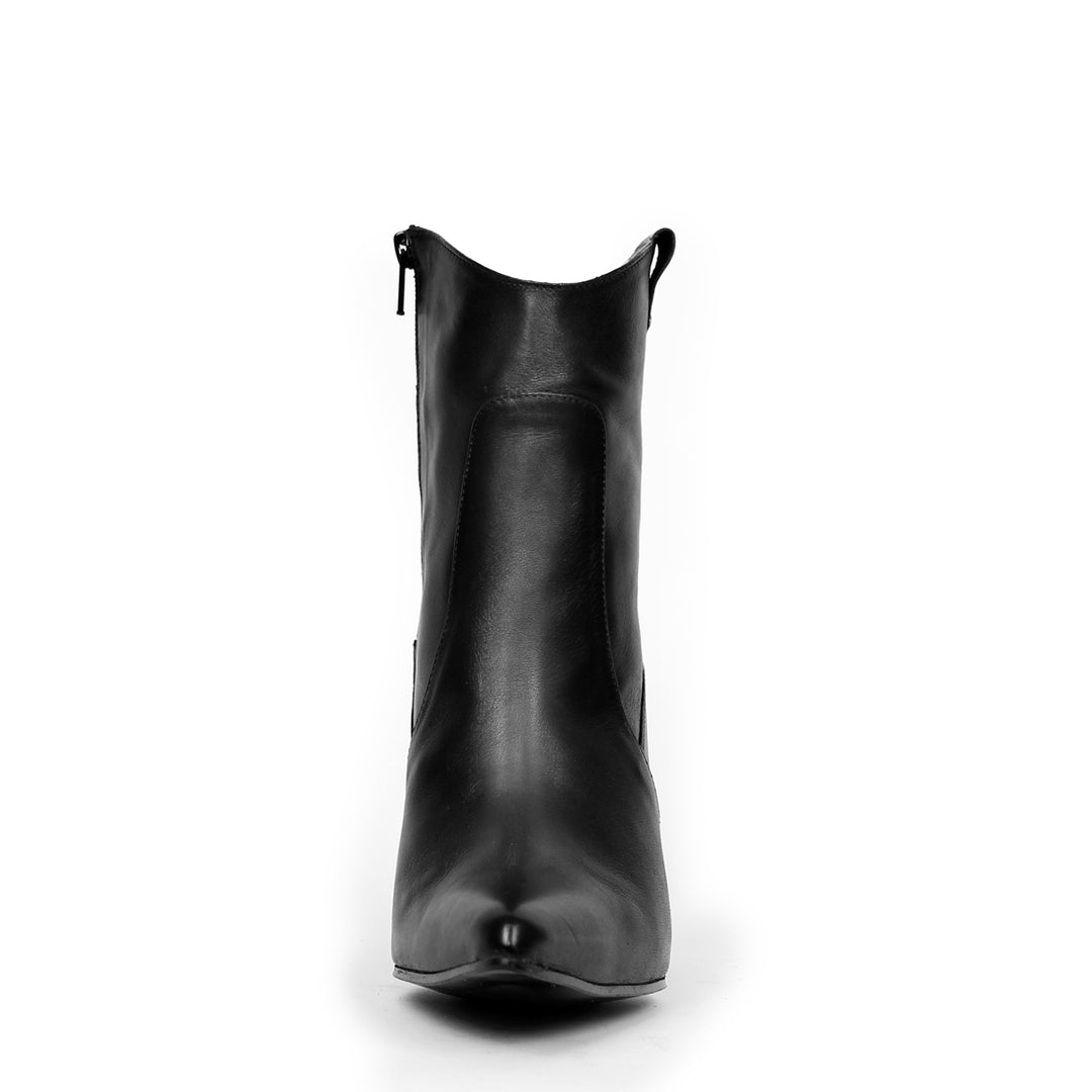 Stiefelette im Western Style (Modell 812) Leder schwarz
