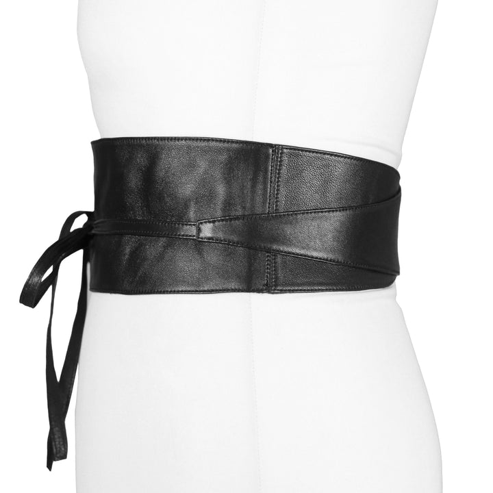 Tie belt from soft leather (BEL10)