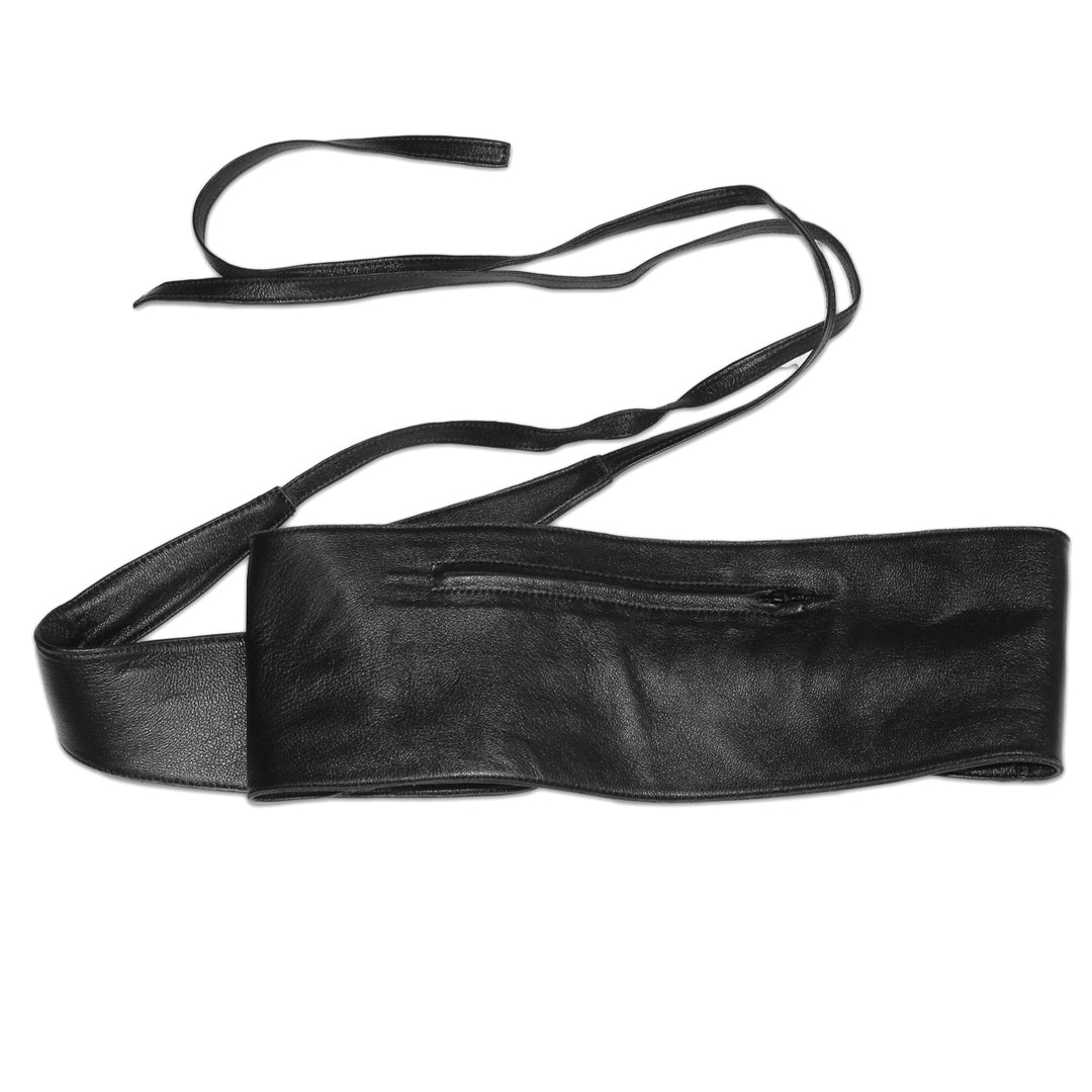 Tie belt from soft leather (BEL10)